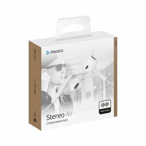 Стереогарнитура Stereo Air, белый, Deppa