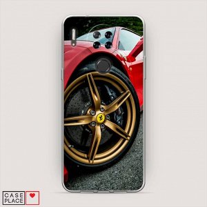 Силиконовый чехол Феррари диск на Blackview A80