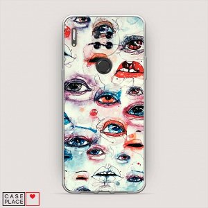 Силиконовый чехол Watercolor eyes на Blackview A80