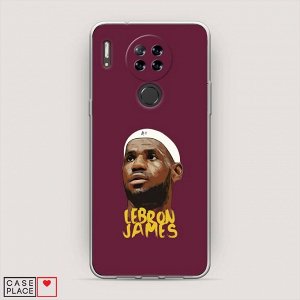 Силиконовый чехол Lebron James арт на Blackview A80