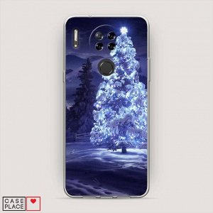 Силиконовый чехол Зима 4 на Blackview A80