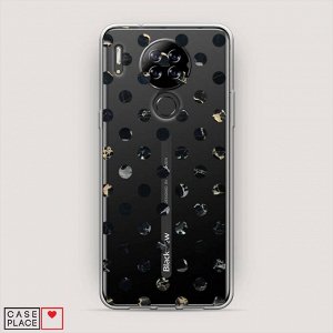 Силиконовый чехол Мелкий горох в трещинах на Blackview A80