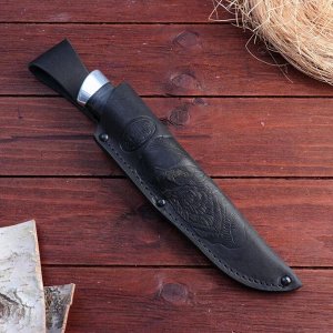 Нож охотничий «Персидский» Н17, ст. ЭИ107, рукоять дюраль, кожа, 23,5 см