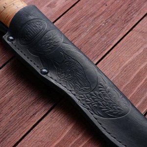 Нож охотничий «Гумбольдт уральский»  Н3, ст. ЭИ107, рукоять текстолит, береста 27,5 см
