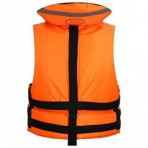 Жилет спасательный Flinc двухсторонний 100 кг (оранжевая основа, камуфляж внутри)