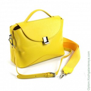 Женская кожаная сумка 9908 Елоу желтый