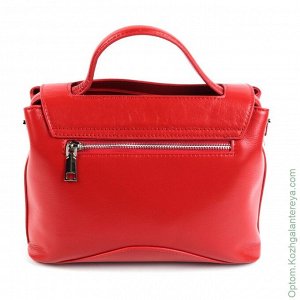 Женская кожаная сумка 9908 Ред красный