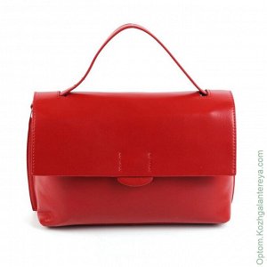 Женская кожаная сумка 2105 Ред красный