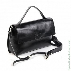 Женская кожаная сумка 2105 Блек черный