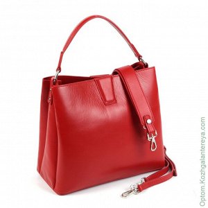 Женская кожаная сумка 2115 Ред красный
