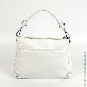 Женская кожаная сумка 1669 Вайт белый