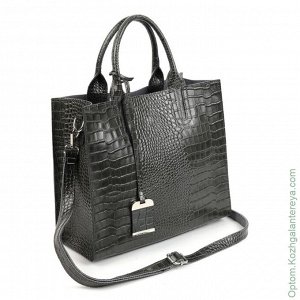 Женская кожаная сумка В2240А Грей серый