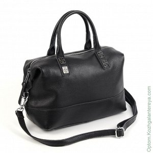 Женская кожаная сумка 8790-9 Блек черный