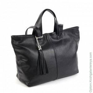 Женская кожаная сумка В2224 Блек черный