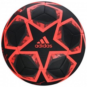 Мяч футбольный ADIDAS Finale 20 RM Club, размер 4, ТПУ, 12 панелей, машинная сшивка, цвет чёрный/розовый