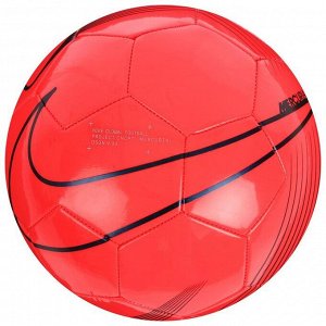 Мяч футбольный NIKE Mercurial Fade, размер 4, 26 панелей, ТПУ, бутиловая камера, машинная сшивка, цвет красный/чёрный