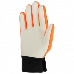 Перчатки вратарские, размер 7, цвет оранжевый