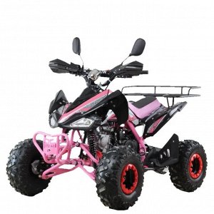 Квадроцикл бензиновый MOTAX ATV T-Rex Super LUX 125 cc, Черно-розовый
