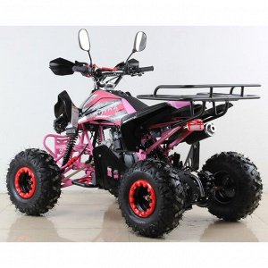 Квадроцикл бензиновый MOTAX ATV T-Rex Super LUX 125 cc, Черно-розовый