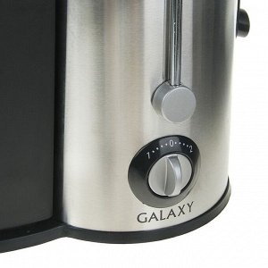 Соковыжималка Galaxy GL 0806, центробежная, 700 Вт, 0.5 л, чёрно-серебристая