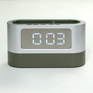 Часы настольные электронные, с органайзером, календарем, будильником, секундомером, 3ААА