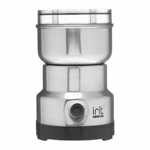 Кофемолка электрическая Irit IR-5017, 120 Вт, 85 г, серебристая