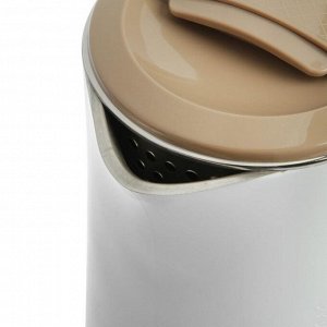 Чайник электрический "Добрыня" DO-1244, пластик, колба металл, 1.8 л, 2000 Вт, фиолетовый
