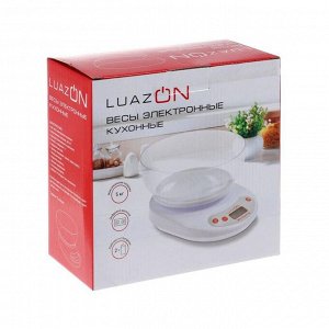 Весы кухонные LuazON LV 504, электронные, до 5 кг, МИКС