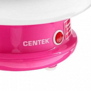 Аппарат для приготовления сахарной ваты Centek CT-1445, 500 Вт, розовый