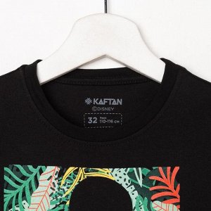 KAFTAN Футболка детская &quot;Cool boy&quot; Микки Маус, рост 110-116, черный