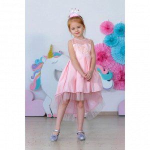 Платье нарядное для девочки MINAKU «Джульетта», рост 110 см, цвет розовый