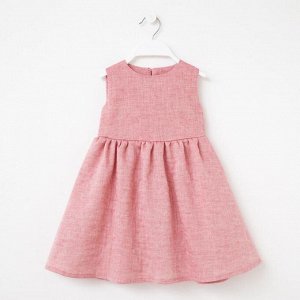 Платье для девочки MINAKU: Cotton collection, цвет красный, рост 104 см