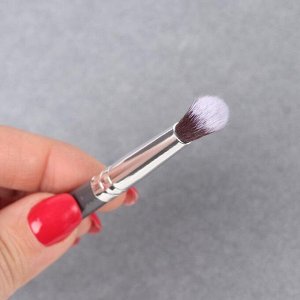 Кисть для макияжа «Brush GRAPHITE», 18,5 см, цвет серый