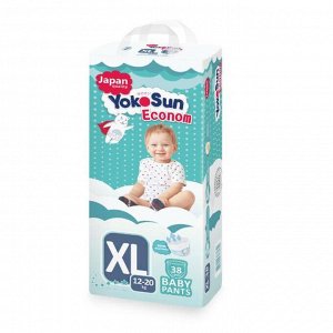 Пoдгyзнuku-тpycuku YokoSun XL (12-20 kг), 38 шт