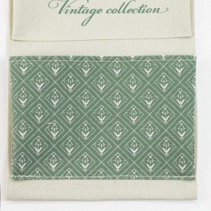 Кармашек текстильный Этель "Vintage collection" 2 отделения, 41х20 см