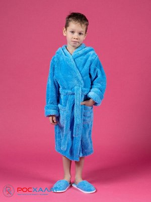 Детский халат с капюшоном из велсофта ВЗ-03 (9)