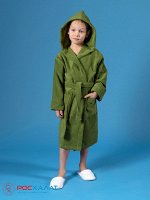 Детский махровый халат с капюшоном МЗ-04 (125)