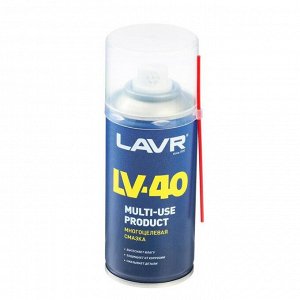 Многоцелевая смазка LAVR Multipurpose grease LV-40, 210 мл, аэрозоль, Ln1484