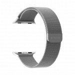 Ремешок Band Mesh для Apple Watch 38/40 mm, нержавеющая сталь, серебристый, Deppa