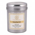 Khadi Rose &amp; Orange Face Pack/Кхади Маска для лица с Розой и Апельсином 50г.