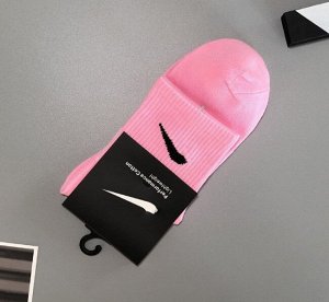 Спортивные средние носки, цвет розовый