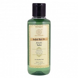 Khadi Tulsi Oil/ Кхади Массажное масло Тулси, 210 мл.