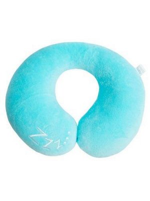 Подушка для шеи  "AmaroBaby" Soft Bagel цв. голубой  28*23*8 см