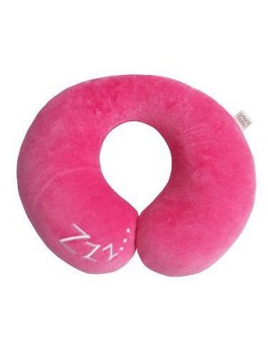 Подушка для шеи  "AmaroBaby" Soft Bagel цв. малиновый 28*23*8 см