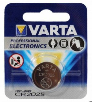 Батарейки VARTA Electronics CR2025 (1шт.)