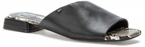 907019/01-01 черный иск.кожа женские туфли открытые (В-Л 2021)