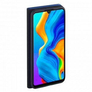 Чехол Book Cover для Huawei P30 Lite/Honor 20 Lite/20S, синий, PET белый, Deppa