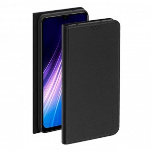 Чехол Book Cover для Xiaomi Redmi Note 8T, черный, PET белый, Deppa