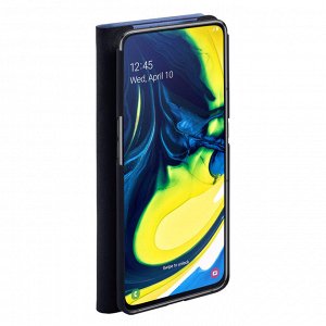 Чехол Book Cover Pro для Samsung Galaxy A80 (2019), синий, PET белый, Deppa