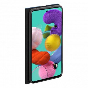 Чехол Book Cover Silk Pro для Samsung Galaxy A51 (2020), синий, PET синий, Deppa